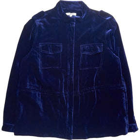 NRBY Navy Velvet Jacket