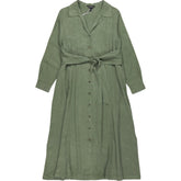 Isabella Oliver Maternity Green Tencel Midi Dress