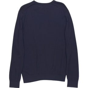 Reiss Navy Wool Blend Sweater