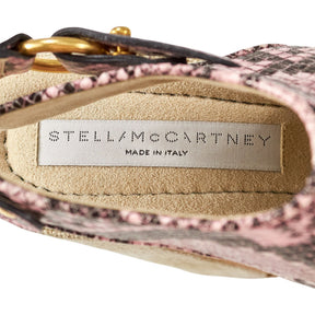 Stella McCartney Pink Snakeskin Platform Sandals EU 37