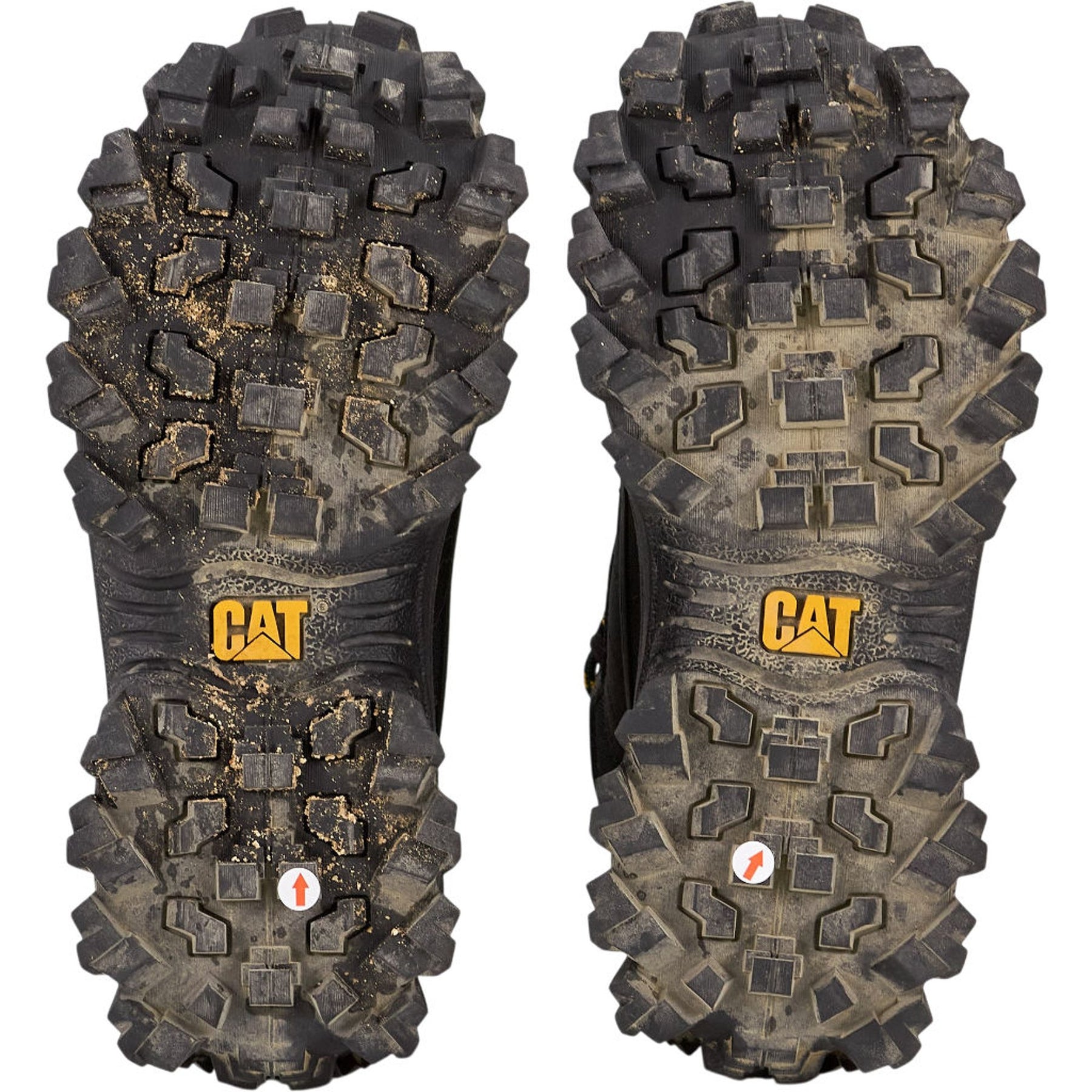 CAT Black Waterproof Nubuck Boots