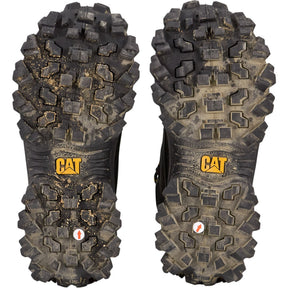 CAT Black Waterproof Nubuck Boots