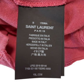 Saint Laurent Red Logo Tee