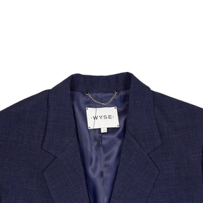 Wyse Navy Single Breasted Blazer