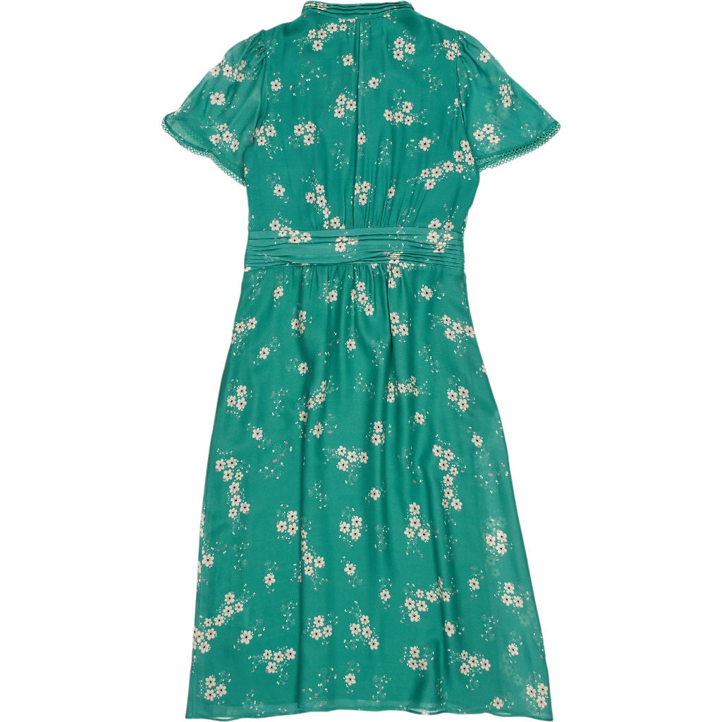 Wyse Green Arabella Silk Dress