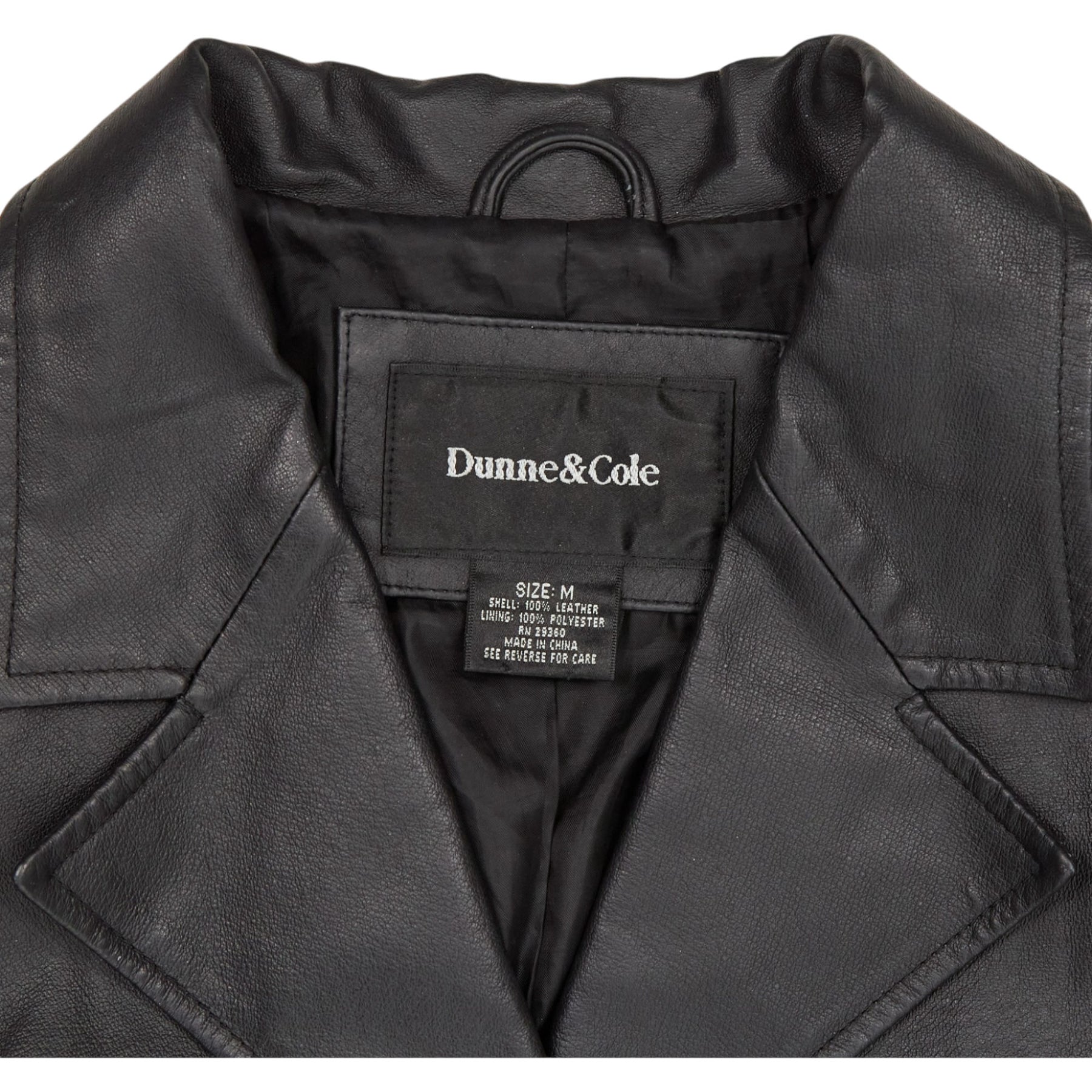 Dunne & Cole Black Leather Jacket
