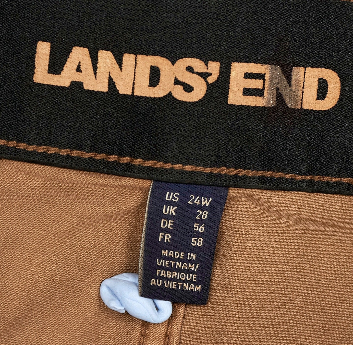 Lands' End Brown Jeans