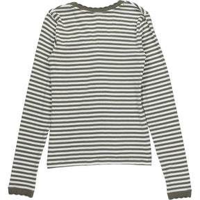 Beaufort & Blake Stripe Button Top