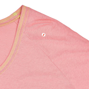 Hush Pink Contrast Stitch Jersey Top