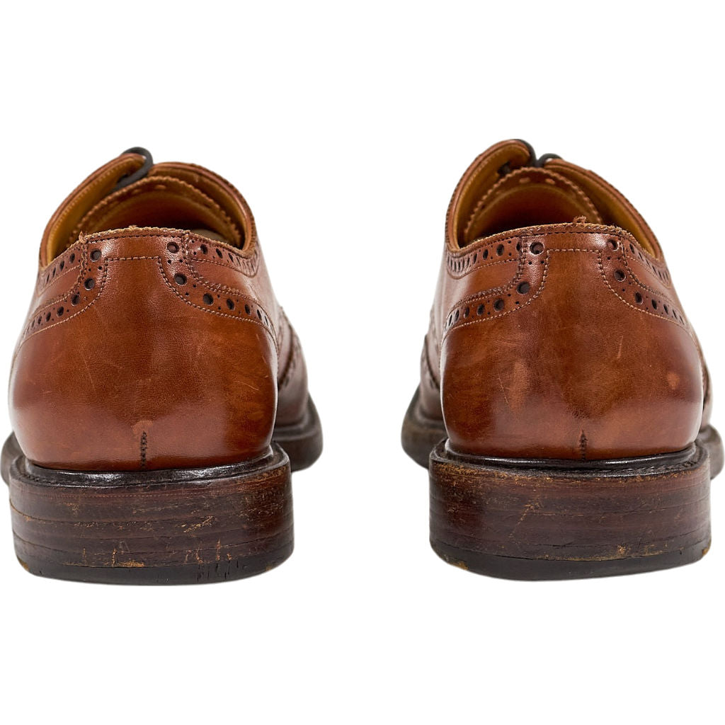 Grenson Brown Leather Brogue Shoes