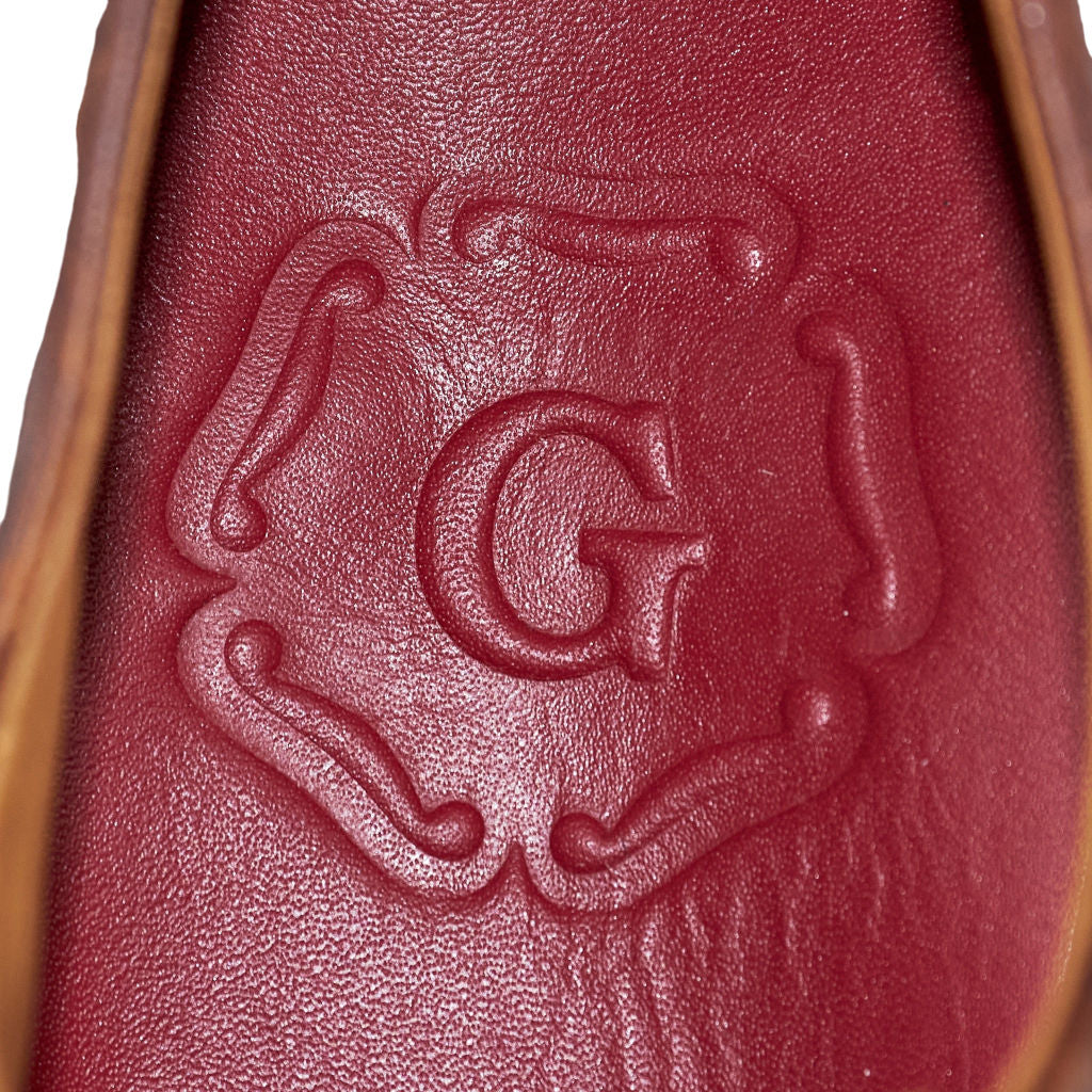 Grenson Brown Leather Derby Shoes