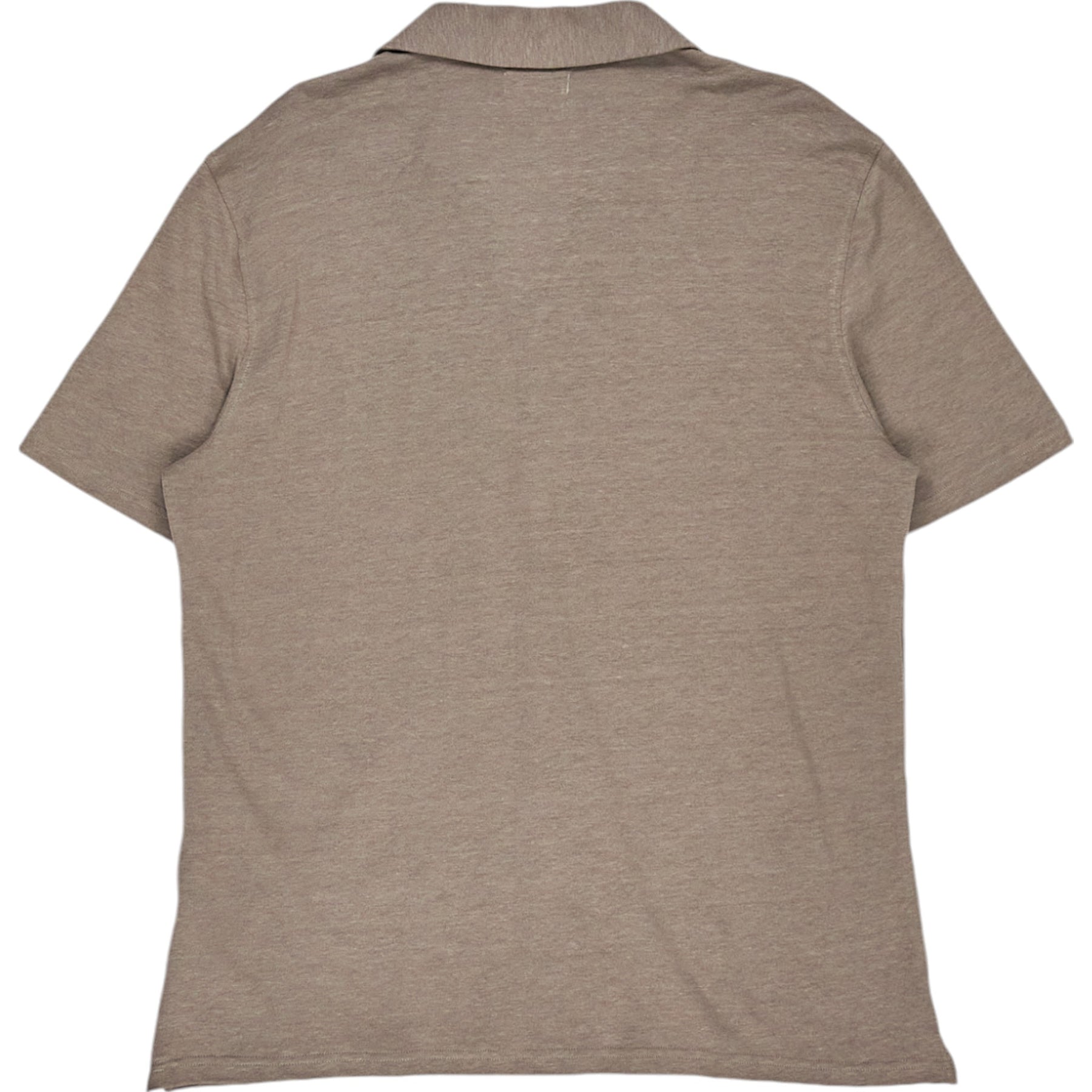 Moss Dark Taupe Cotton Linen Shirt