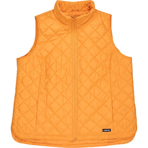 Lands' End Orange Quilted Vest