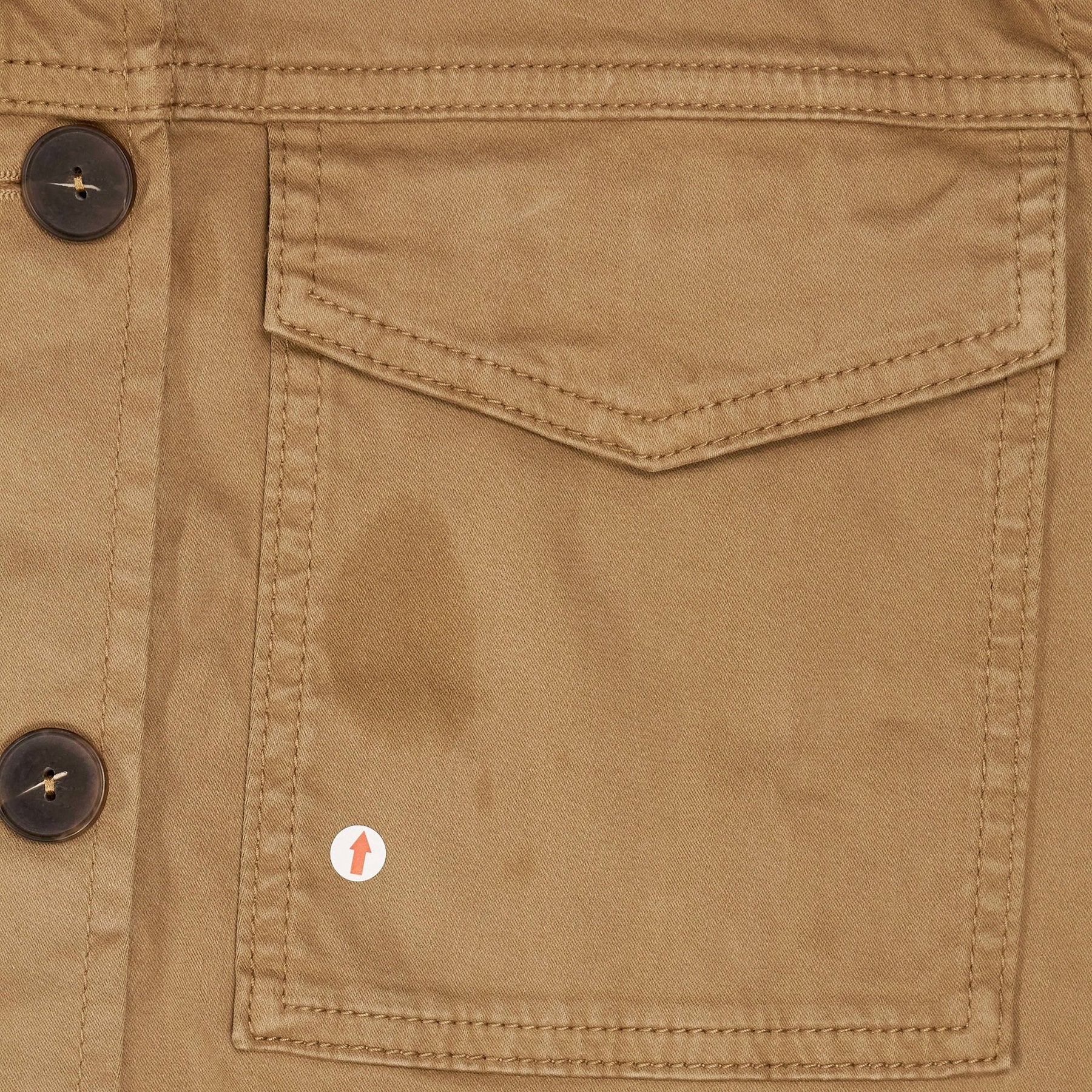 Baukjen Taupe Drake Organic Cotton Utility Jacket