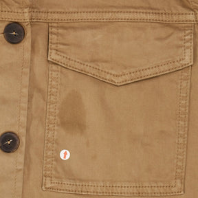 Baukjen Taupe Drake Organic Cotton Utility Jacket