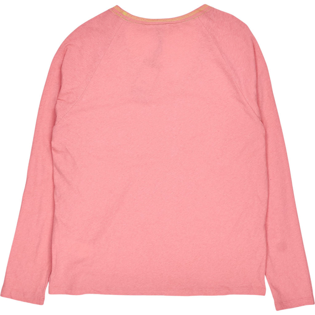 Hush Pink Contrast Stitch Jersey Top