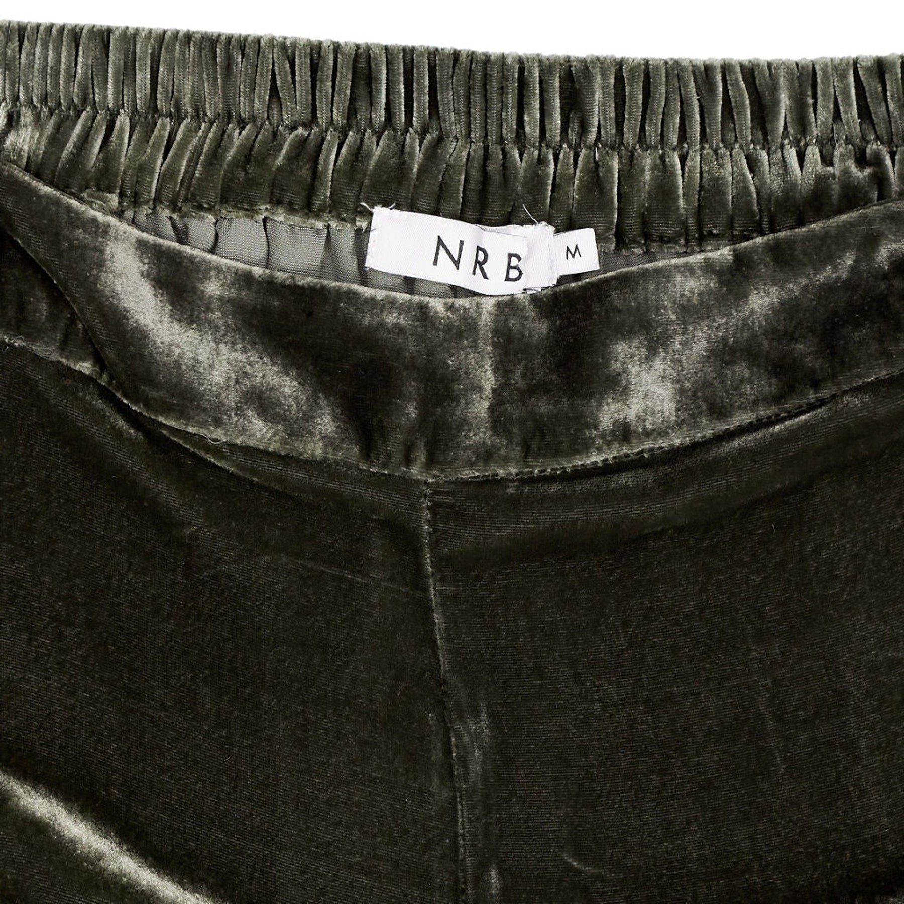 NRBY Green Velvet Trousers