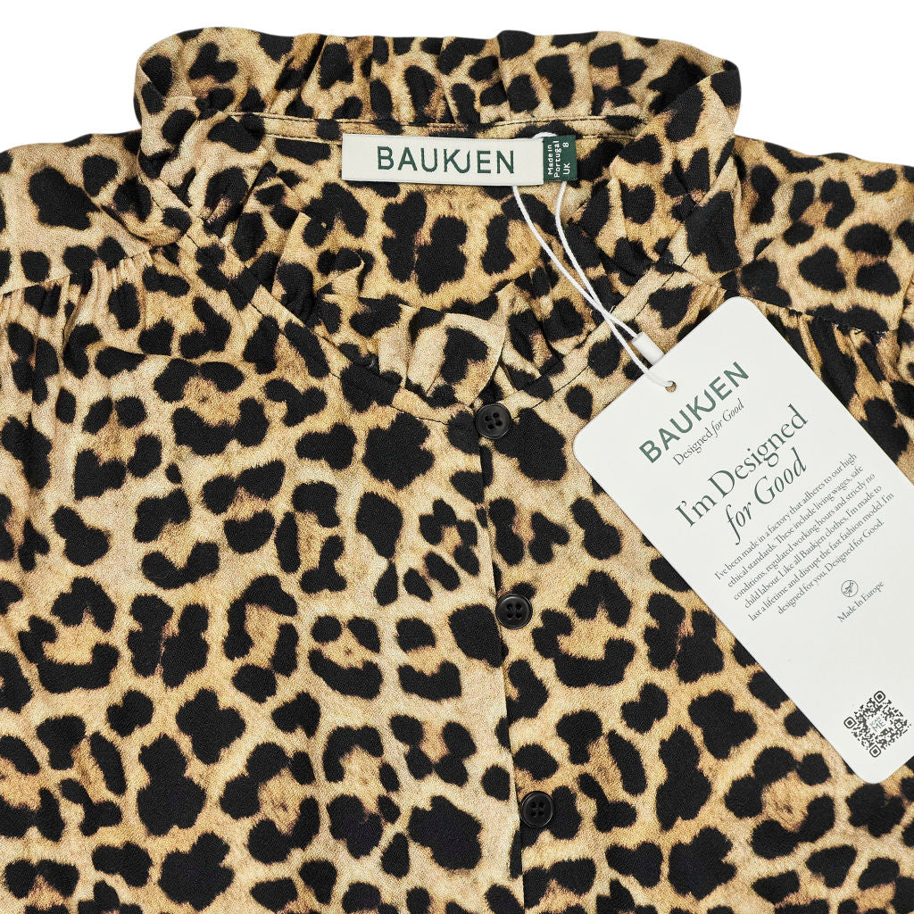 Baukjen Leopard Print Daryn Midi Dress