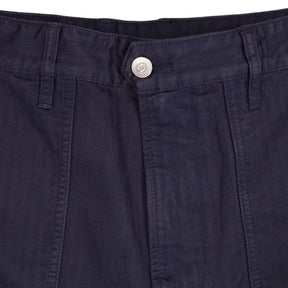 Drakes Navy Fatigue Shorts