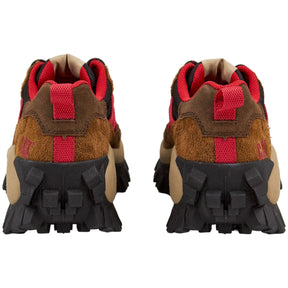 CAT Brown Red Intruder Beta Suede Trainers