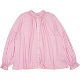 NRBY Pink Smocked Collar Blouse