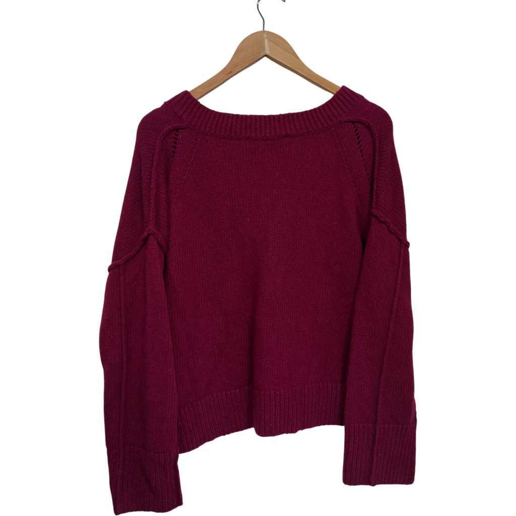 Next Purple V-Neck Knit Jumper