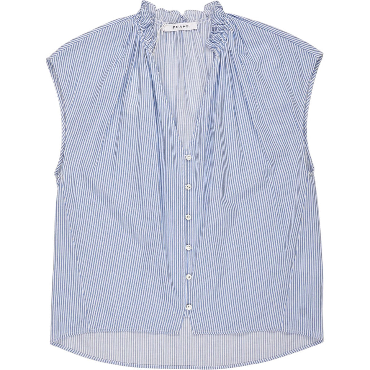 Frame Blue Stripe Newport Top