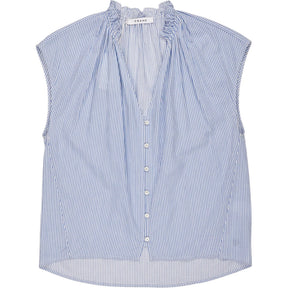 Frame Blue Stripe Newport Top