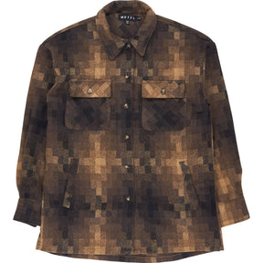 Motel Brown Medita Check Shirt