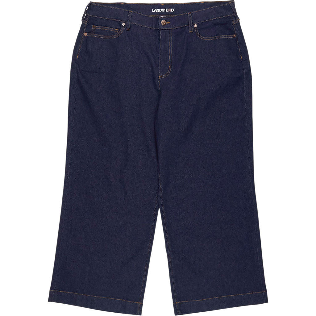 Lands' End Dark Blue Denim Jeans