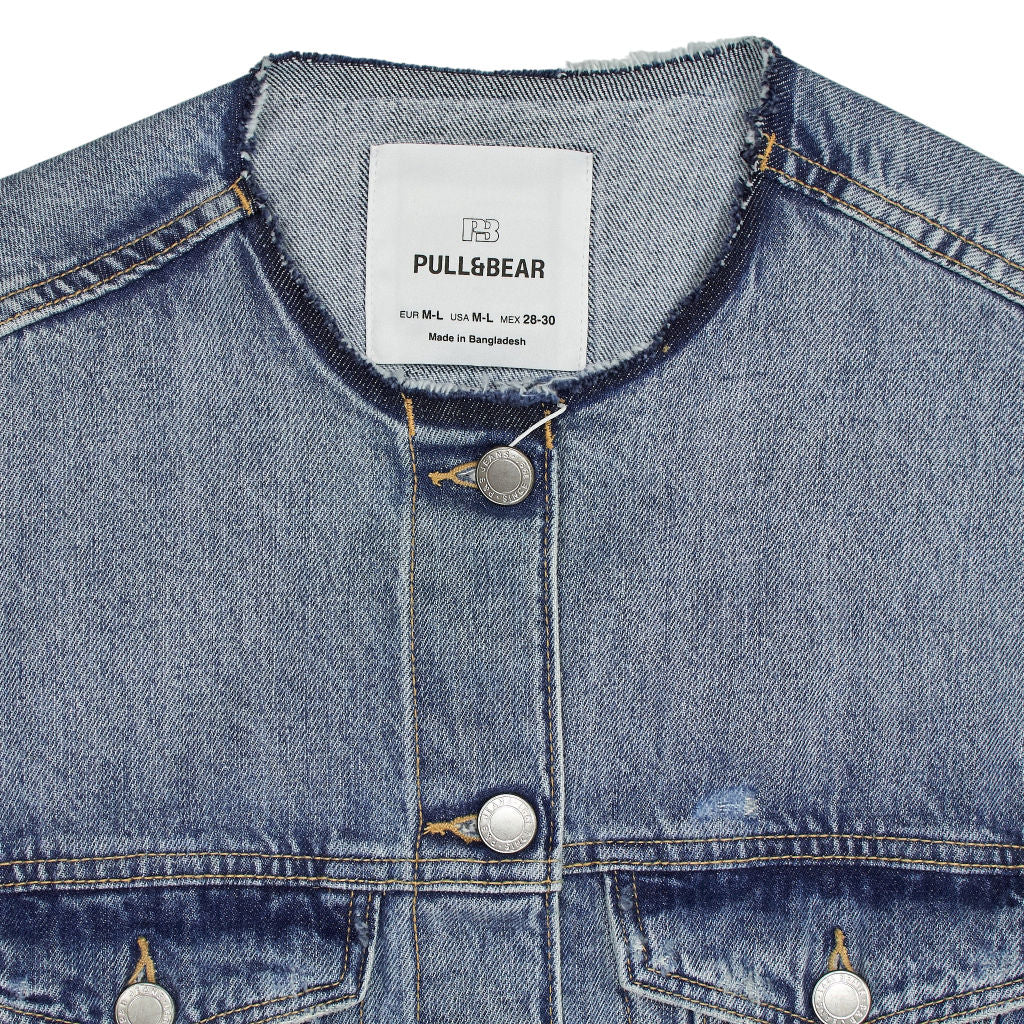 Pull & Bear Blue Denim Jacket