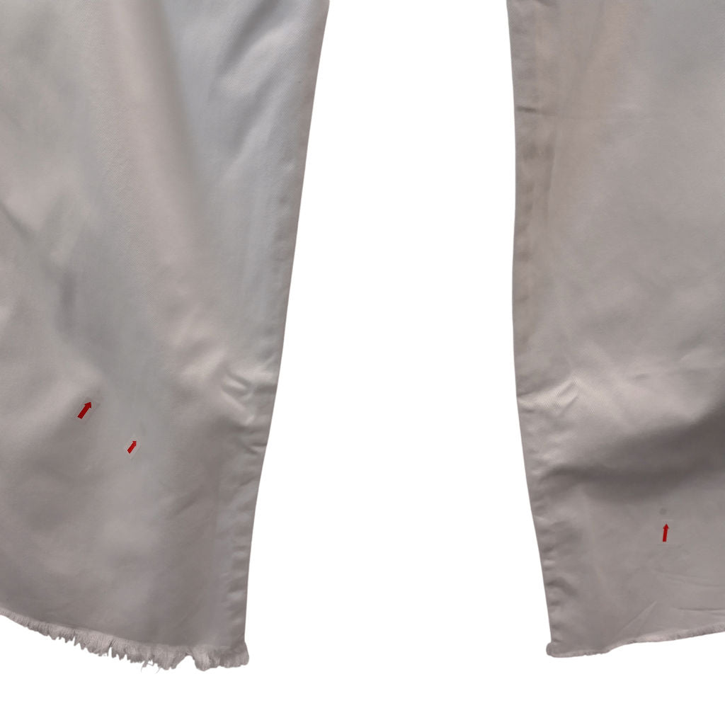 Mulberry White Cotton Trousers