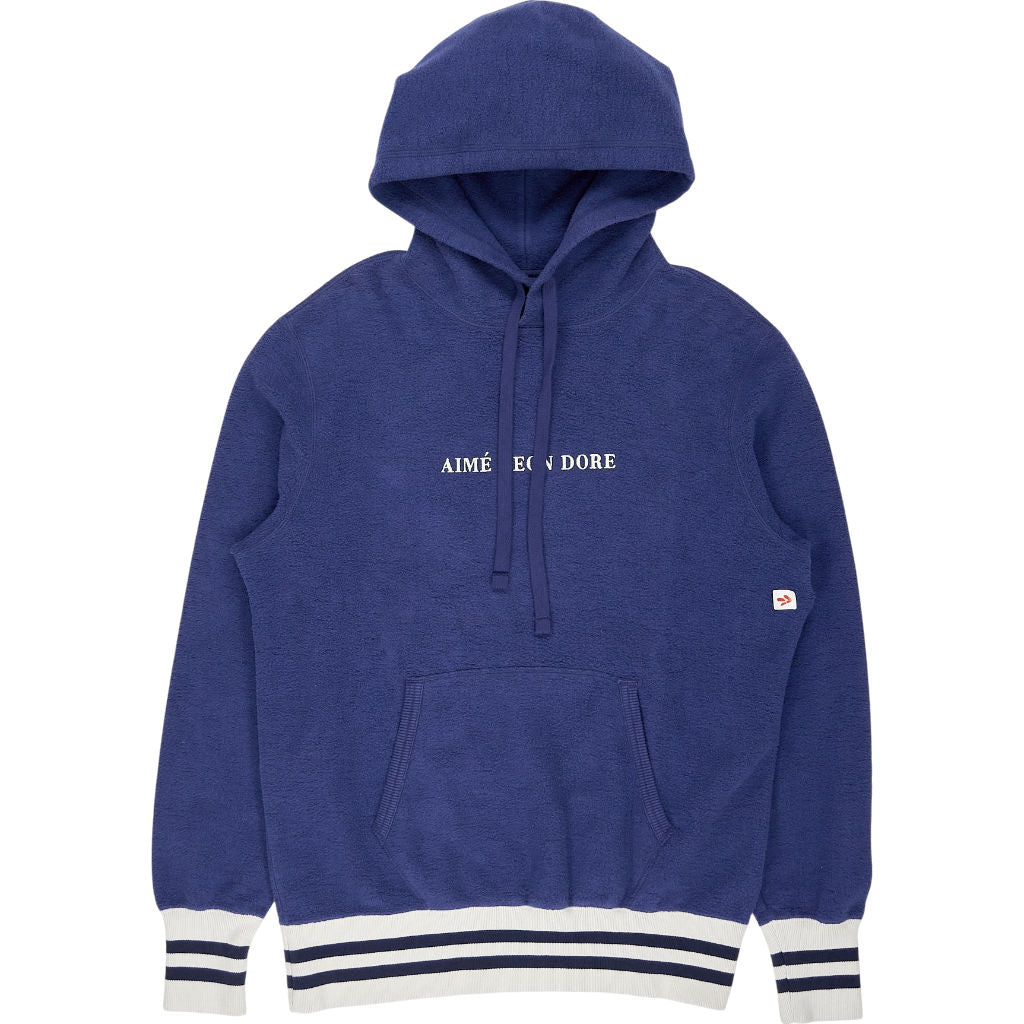 Aimé Leon Dore Navy Reverse Fleece Hoody