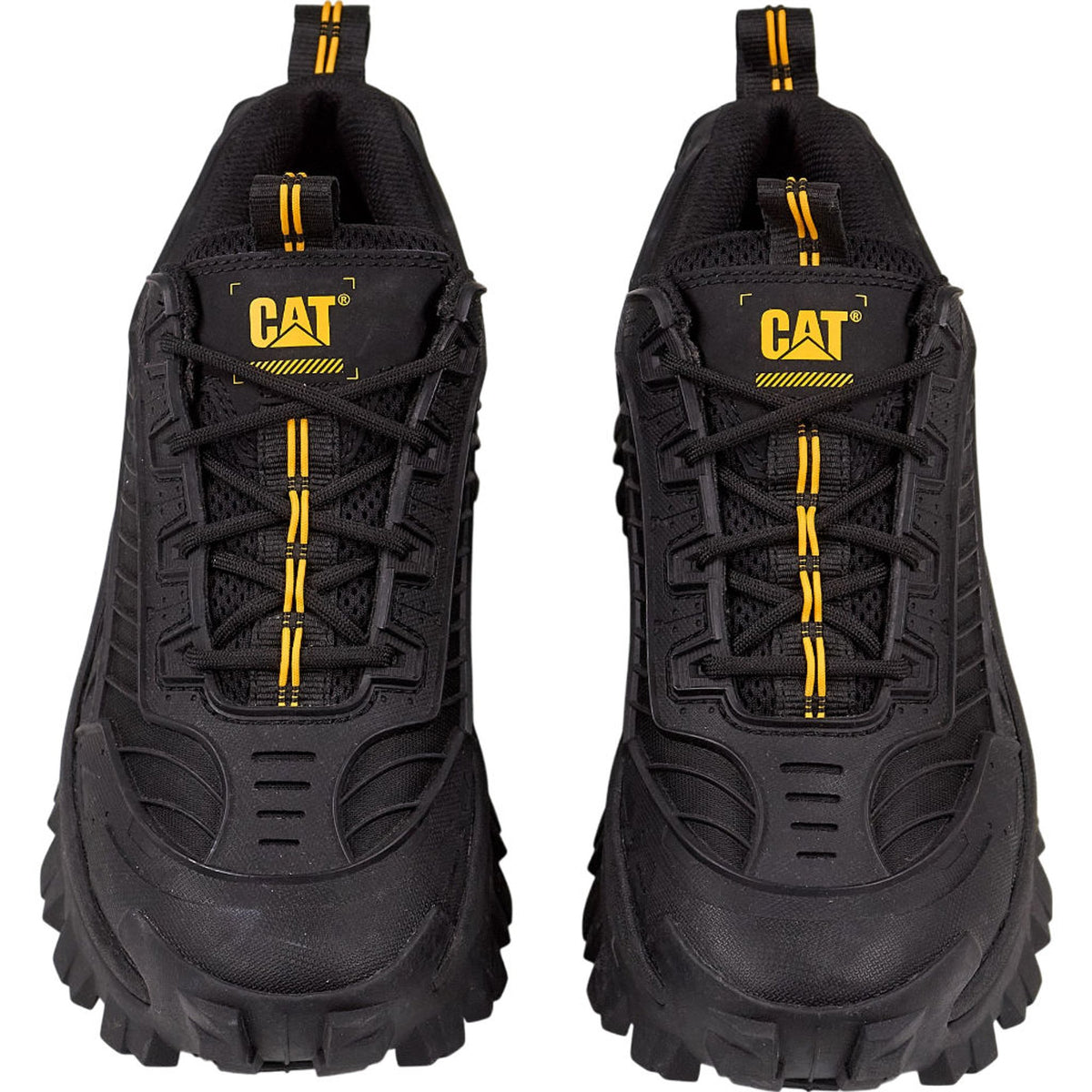 CAT Black Intruder Mecha Trainers UK 8