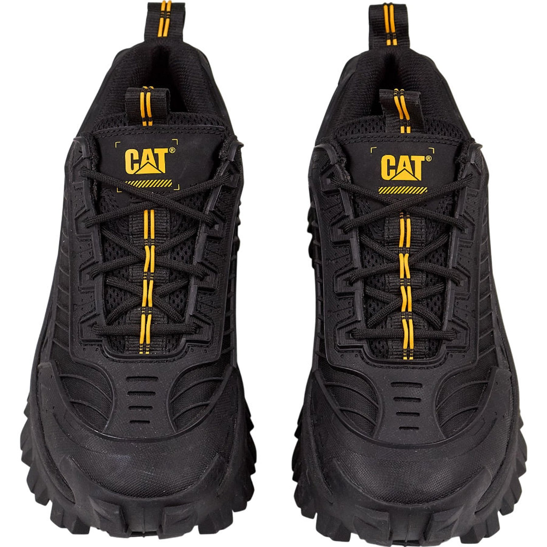 CAT Black Intruder Mecha Trainers UK 8