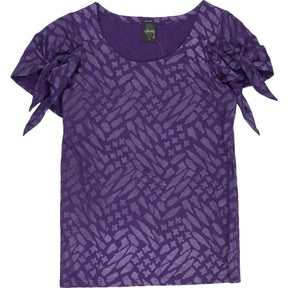 Stussy Purple Patterned Top