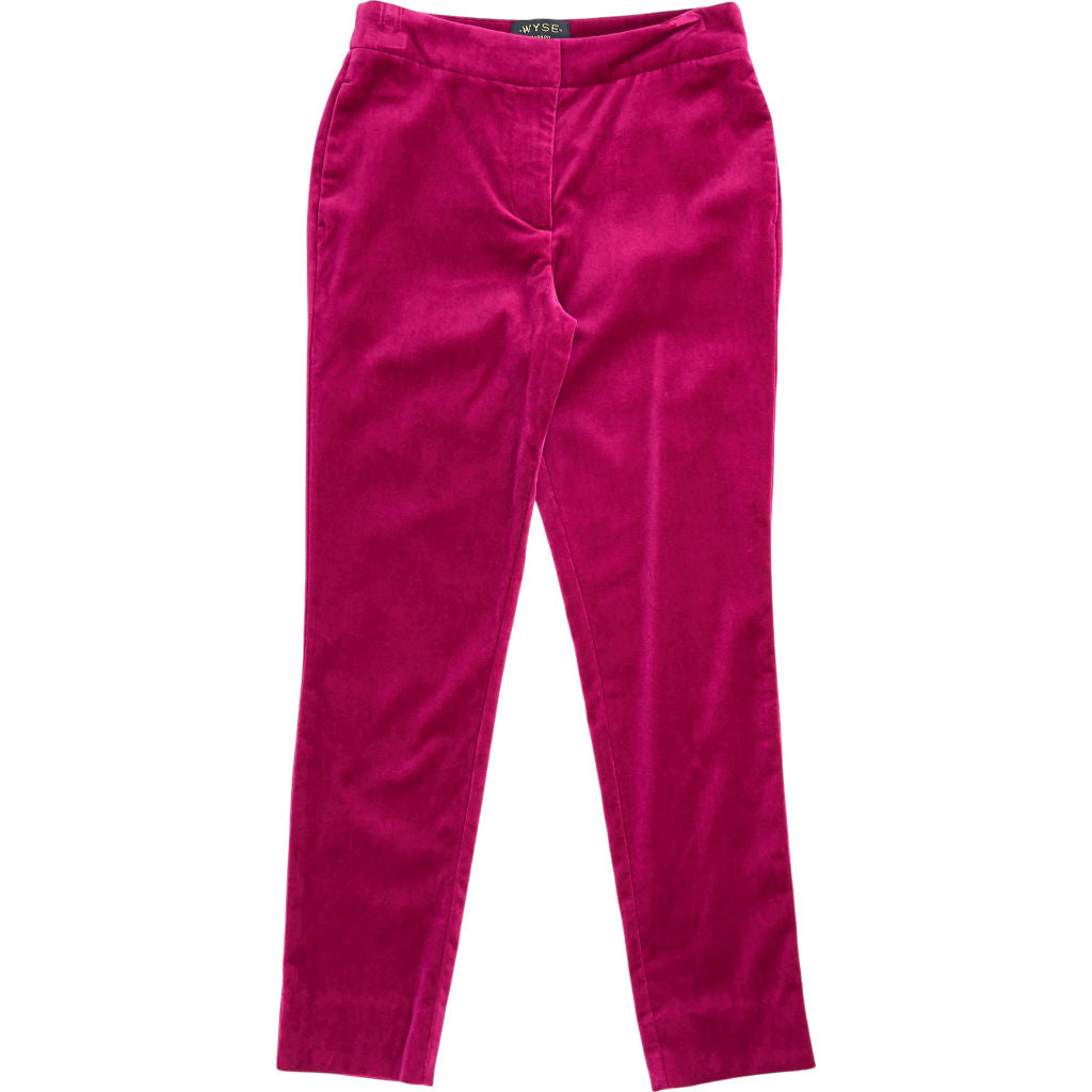 Wyse Pink Cotton Trousers