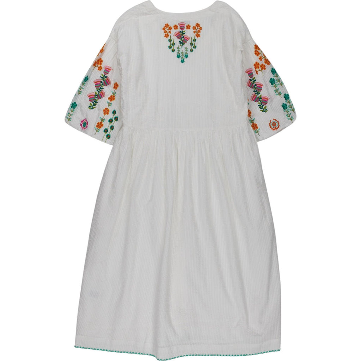 NRBY White Embroidered Dress