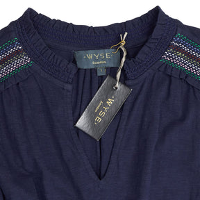 WYSE Blue Dominique Jersey Dress