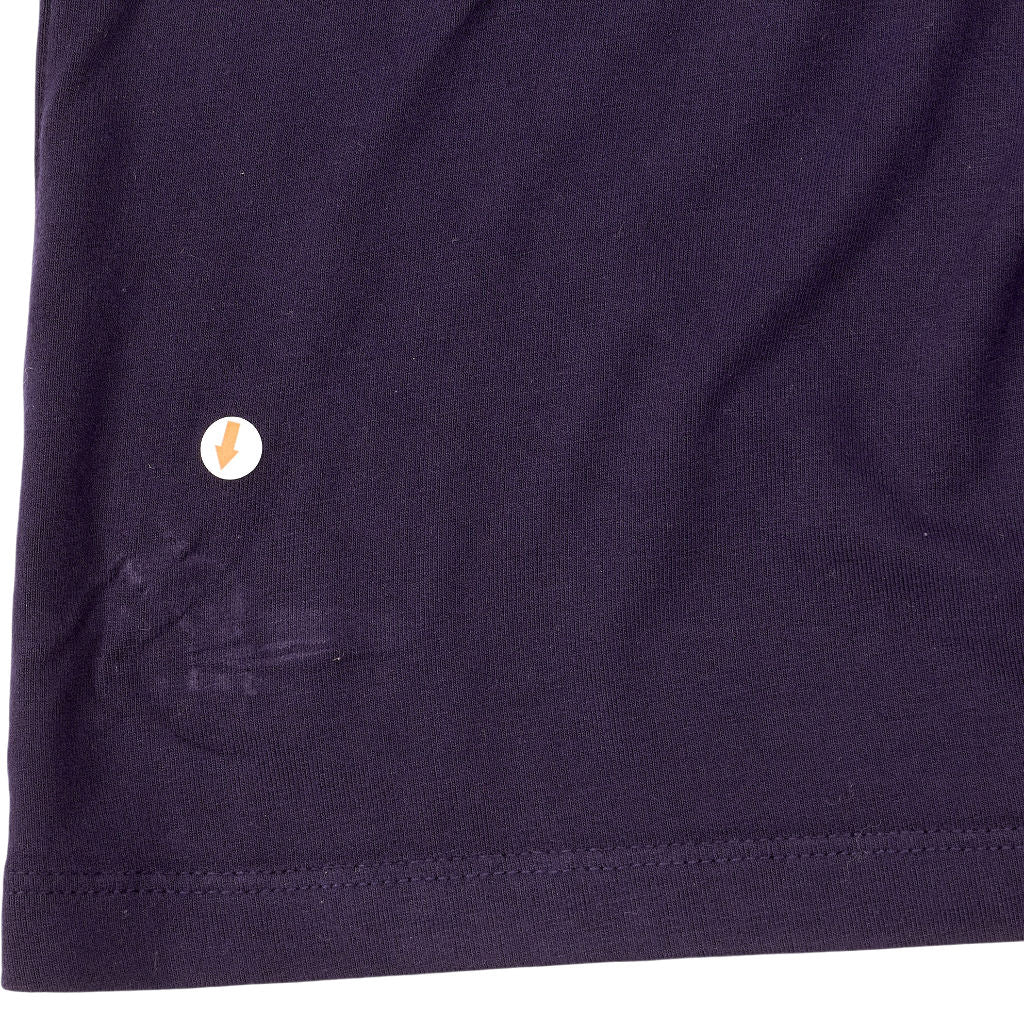 Baukjen Navy Short Sleeve Top