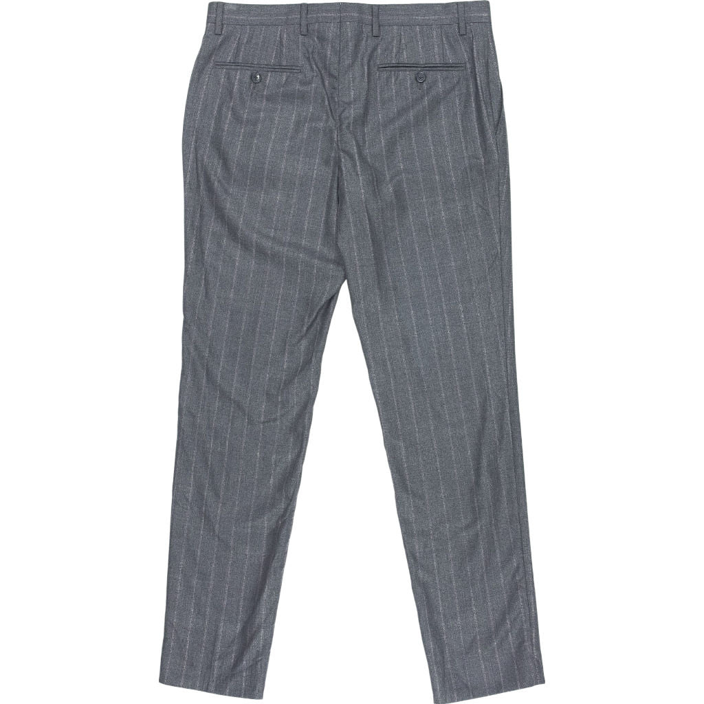 Tommy Hilfiger Grey Striped Tailored Trousers
