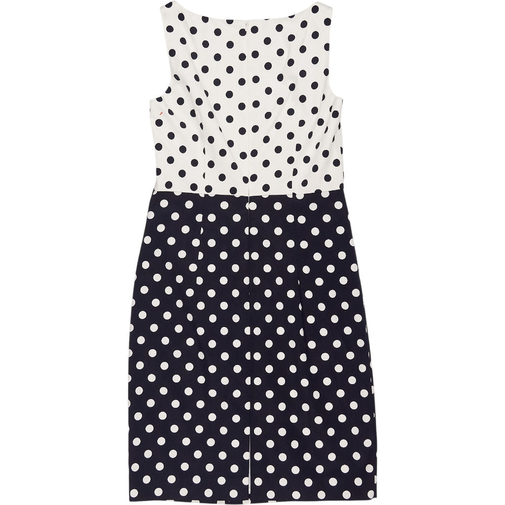 Hobbs Black White Polka Dot Dress