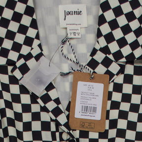 Joanie Beth Checkerboard Black White Jumpsuit