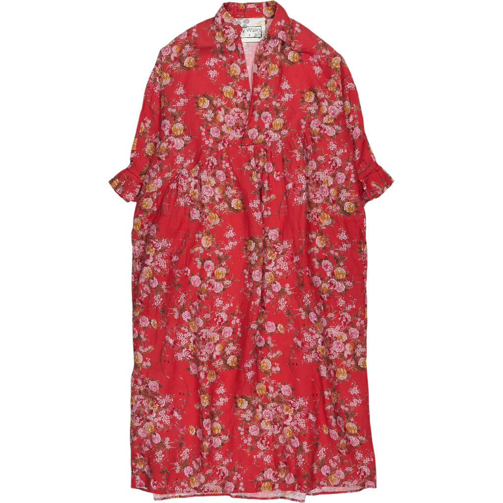 By Walid Red Floral Dress
