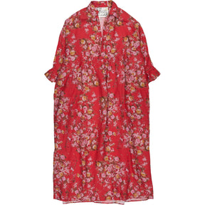 By Walid Red Floral Dress
