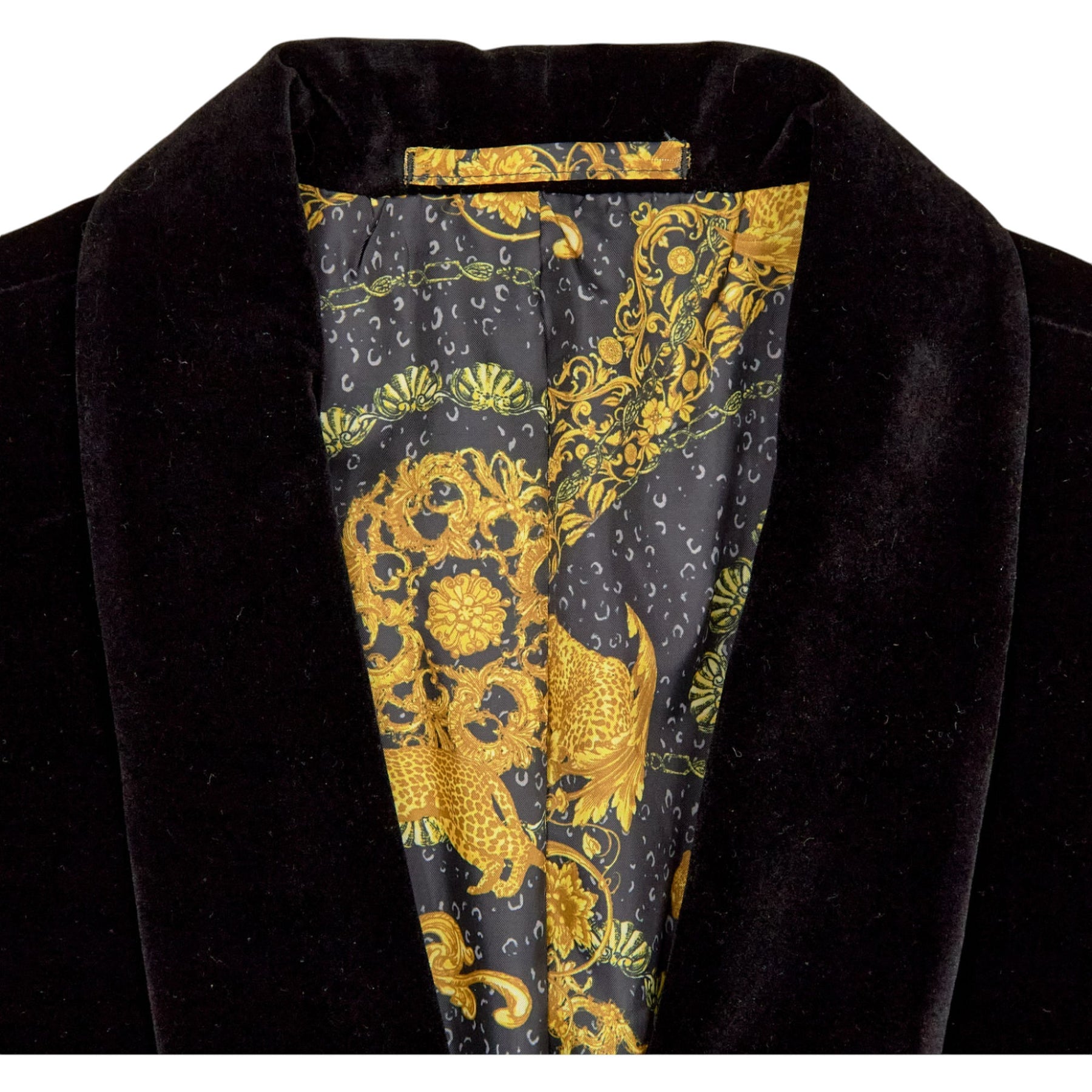 Moss Black Velvet Jacket