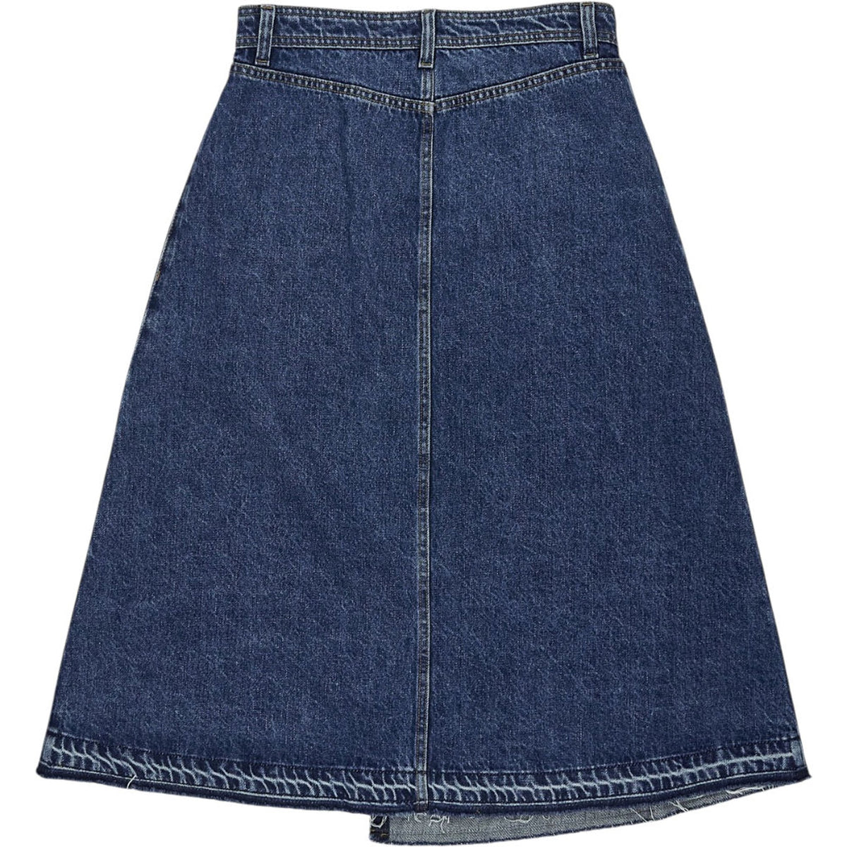seventy + mochi Blue Denim Midi Skirt