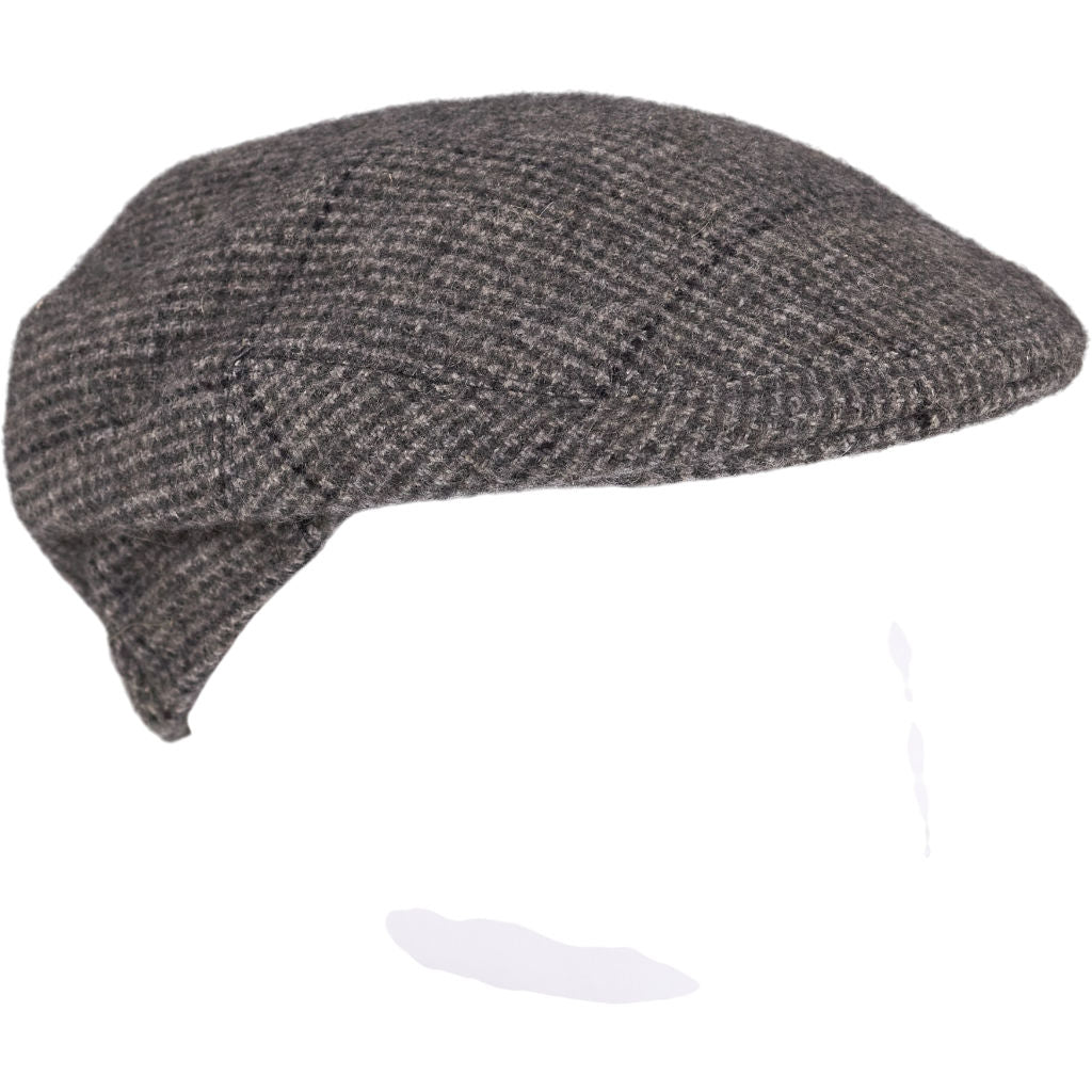 Bates Grey Check Cashmere Cap