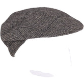 Bates Grey Check Cashmere Cap