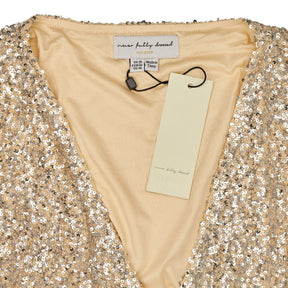 Never Fully Dressed Silver Sequin Mini Dress